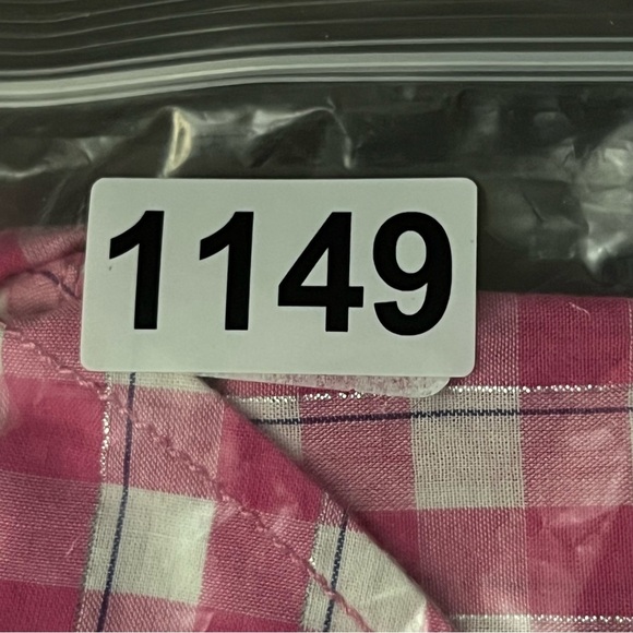 Anthropologie Pilcro Deb Gingham Buttondown Shirt Size XS Pink Blue Ombré preppy - Picture 14 of 14